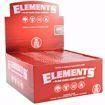 ELEMENT'S RED KING SIZE SLIM SLOW BURN HEMP PAPERS  