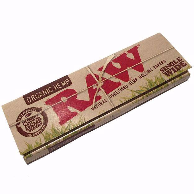 RAW ORGANIC HEMP SINGLEWIDE SINGLE WINDOW NATURAL UNREFINED ROLLING ...