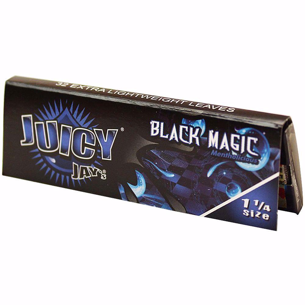 Juicy Jay S 1 1 4 Size Black Magic Flavored Rolling Papers Rolling Ace