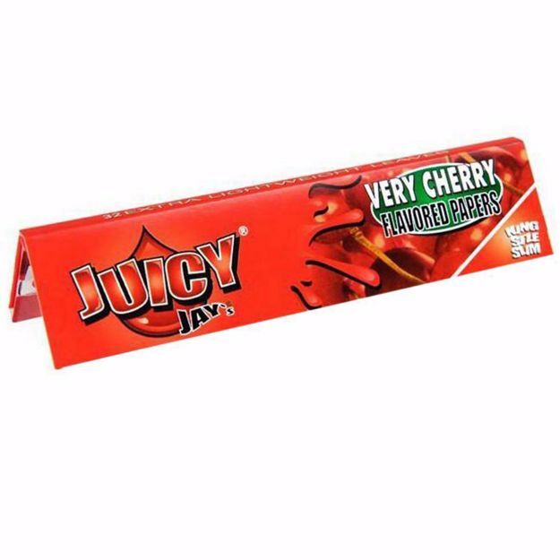 JUICY JAY'S KING SIZE VERY CHERRY FLAVORED ROLLING PAPERS