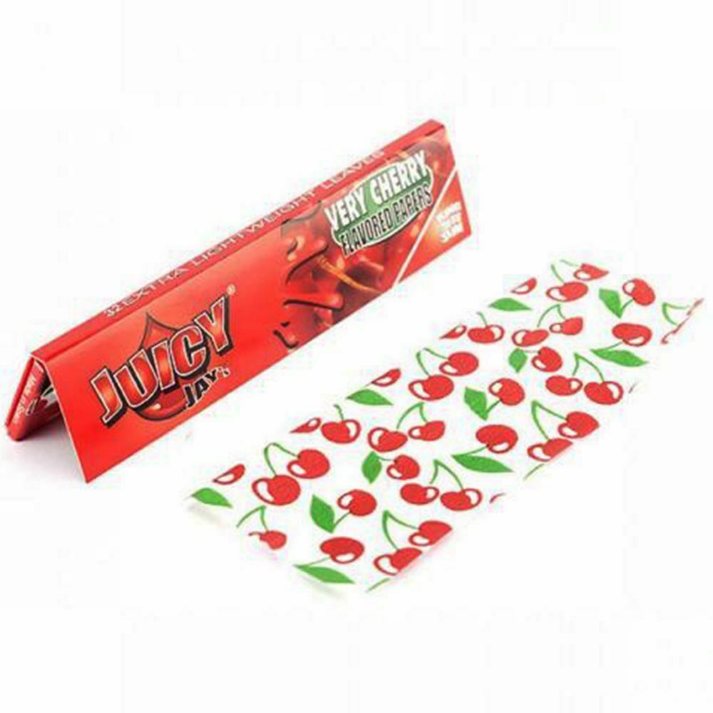 Juicy Jay's King Size Very Cherry Flavored Rolling Papers Rolling Ace