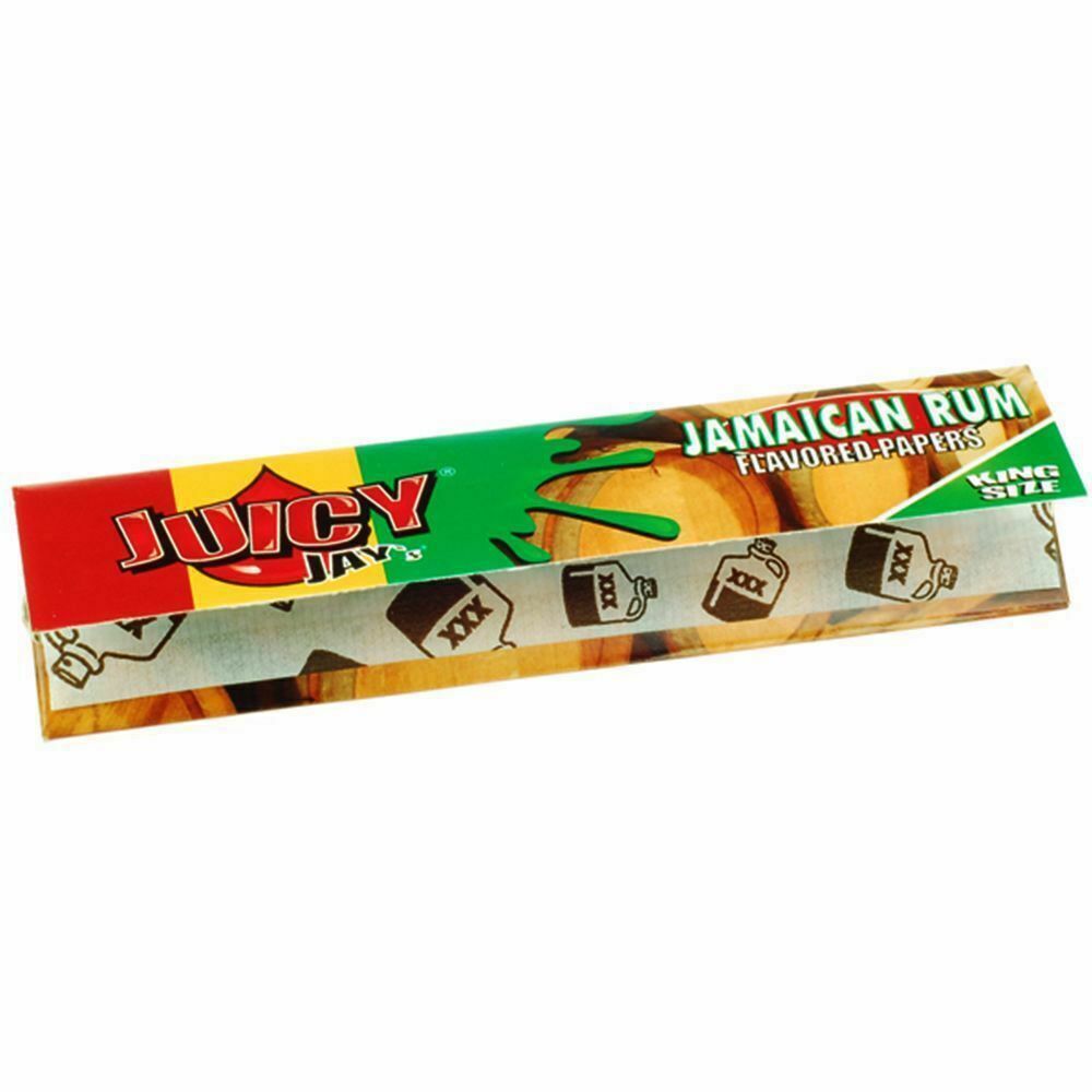 JUICY JAY'S KING SIZE JAMAICAN RUM FLAVORED ROLLING PAPERS | Rolling Ace