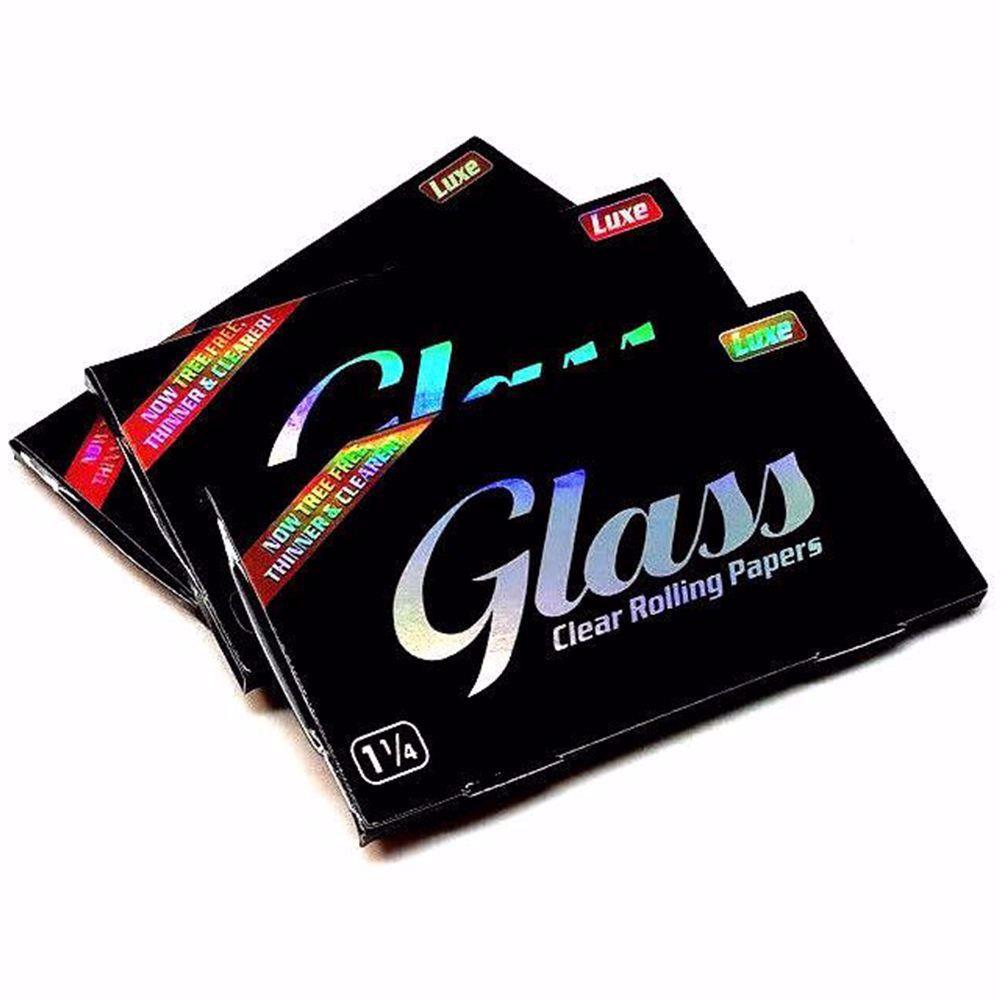 GLASS 1 1/4 SIZE CELLULOSE ROLLING PAPERS Rolling Ace