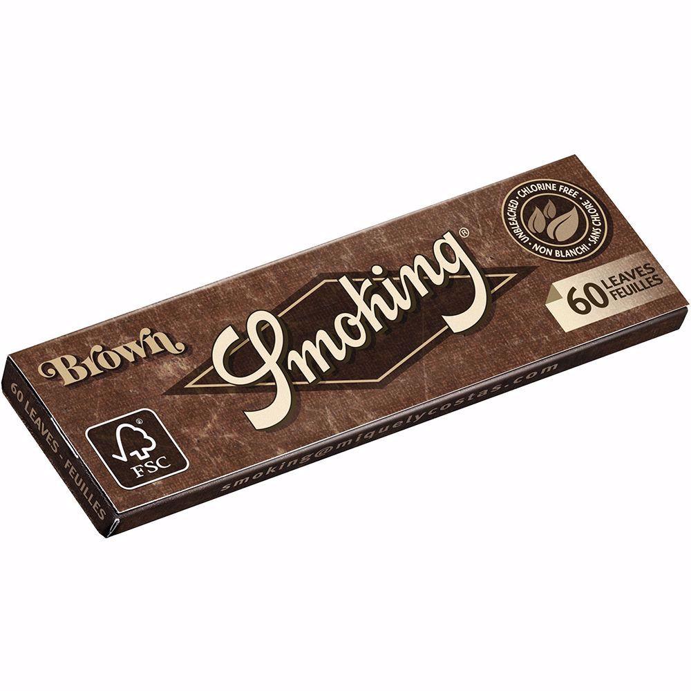 Smoking Brown 8 Single Wide Rolling Papers Rolling Ace 8631
