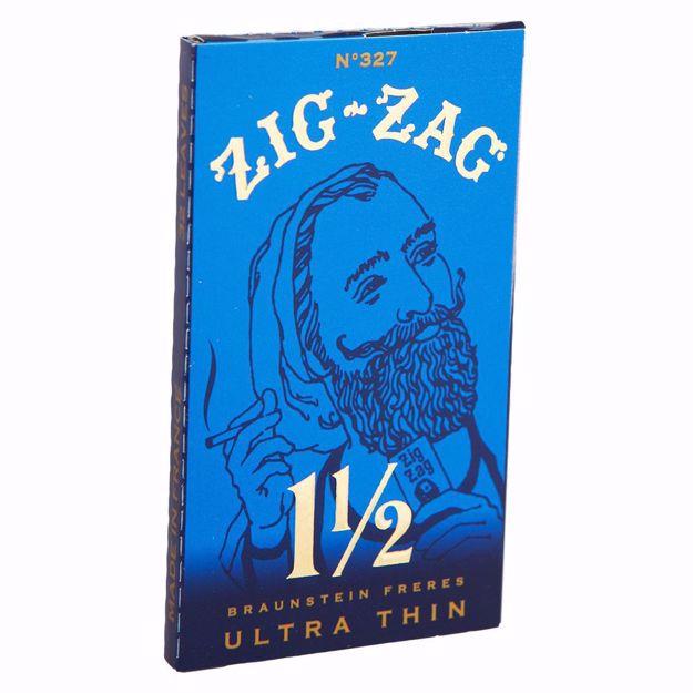 ZIG ZAG BLUE 1 1/2 SIZE ULTRA THIN ROLLING PAPERS Rolling Ace