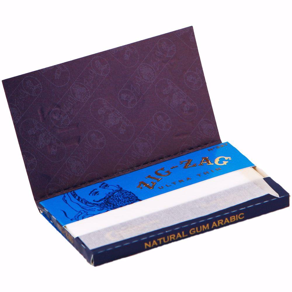 ZIG ZAG BLUE 1 1/2 SIZE ULTRA THIN ROLLING PAPERS Rolling Ace