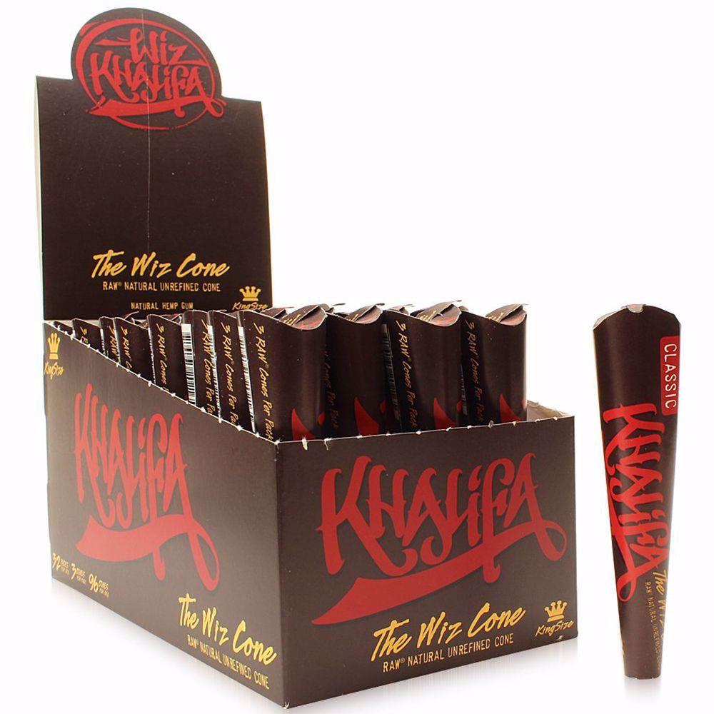 RAW WIZ KHALIFA KING SIZE PRE ROLLED CONES Rolling Ace