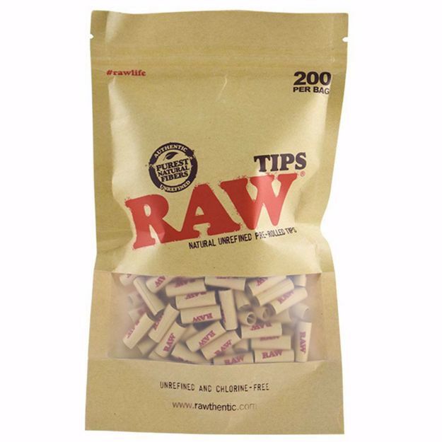 RAW ROLLING TIPS PRE-ROLLED 200/BAG