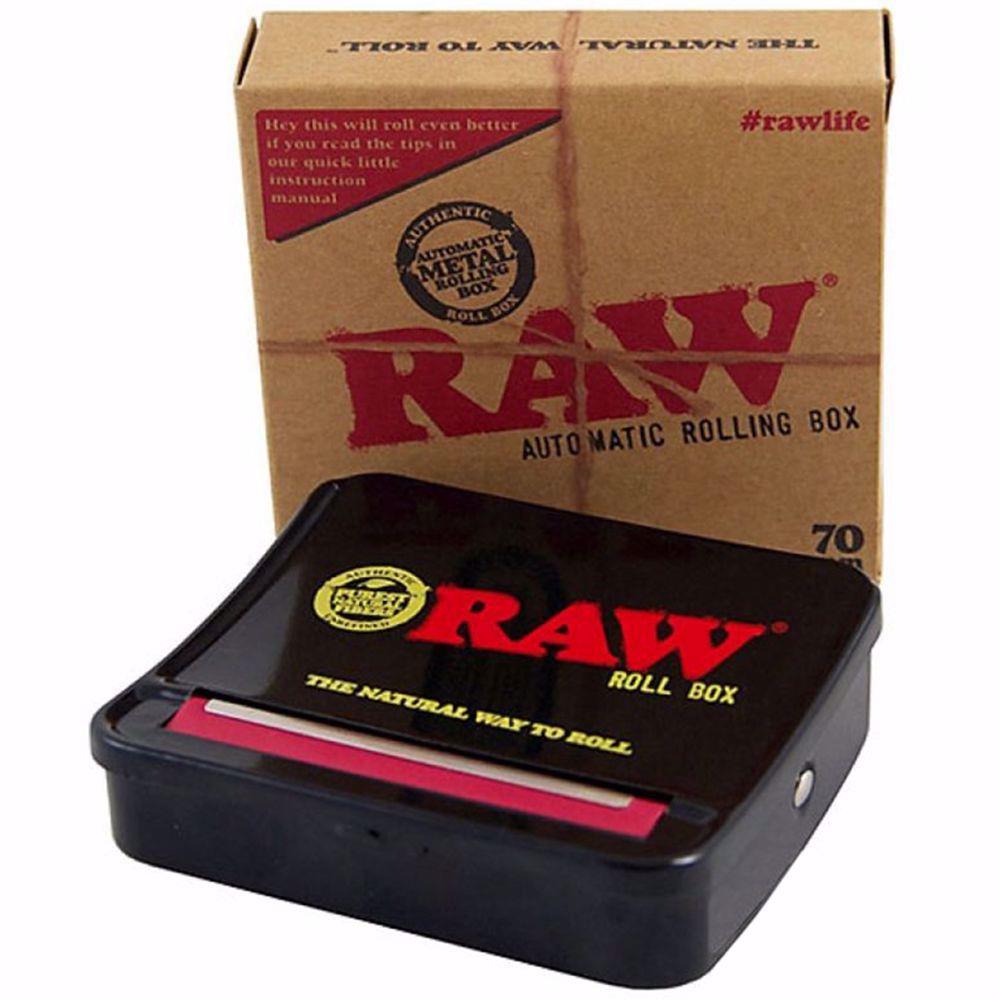 Raw Automatic Rolling Box 70mm • Single Wide | Rolling Ace