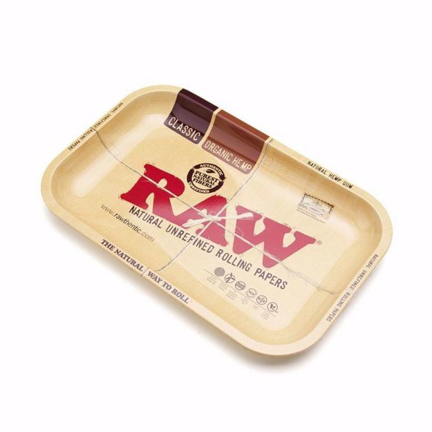 RAW METAL ROLLING TRAY - SMALL