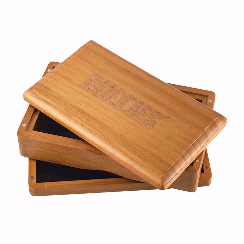 BUDDIES MEDIUM STAINED PINE SIFTER BOX Rolling Ace