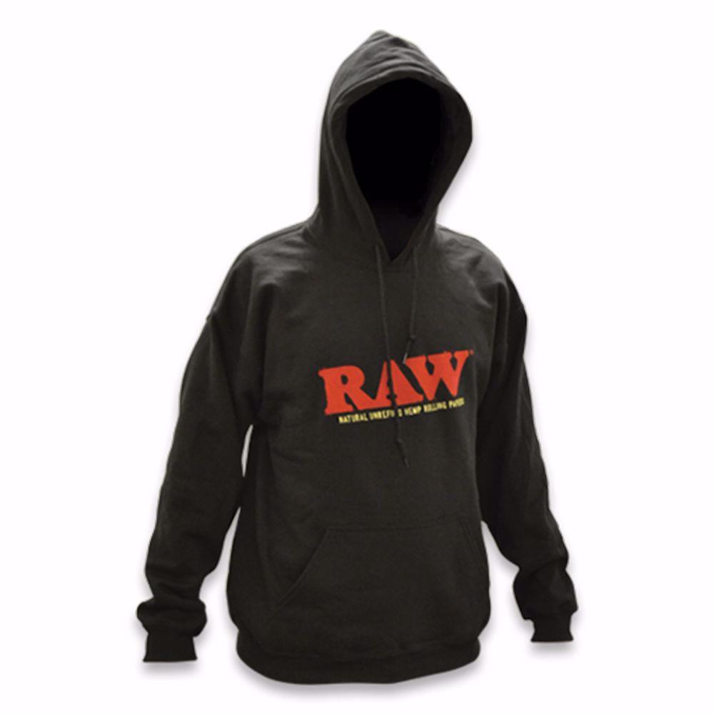 RAW SMALL BLACK HOODIE Rolling Ace
