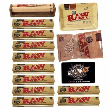 RAW CLASSIC KING SIZE SLIM MASTER SET STARTER BUNDLE WITH FILTERS