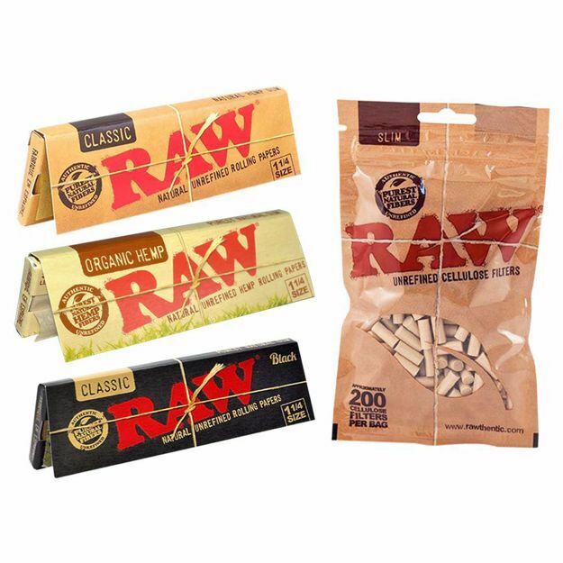RAW 1 1/4 SIZE SAMPLER BUNDLE WITH FILTERS
