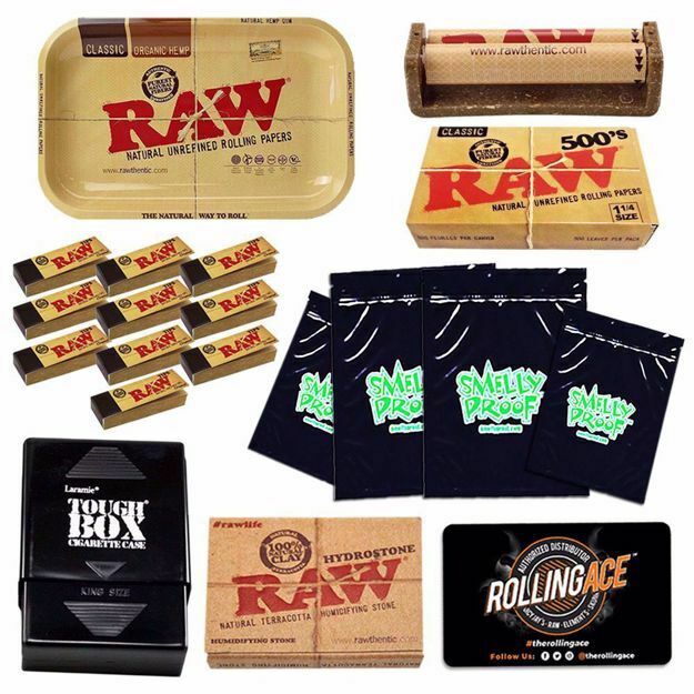 79MM Roller 50 TIPS RAW COMBO Deal 3x Packs Classic 1 1/4 Rolling Papers 