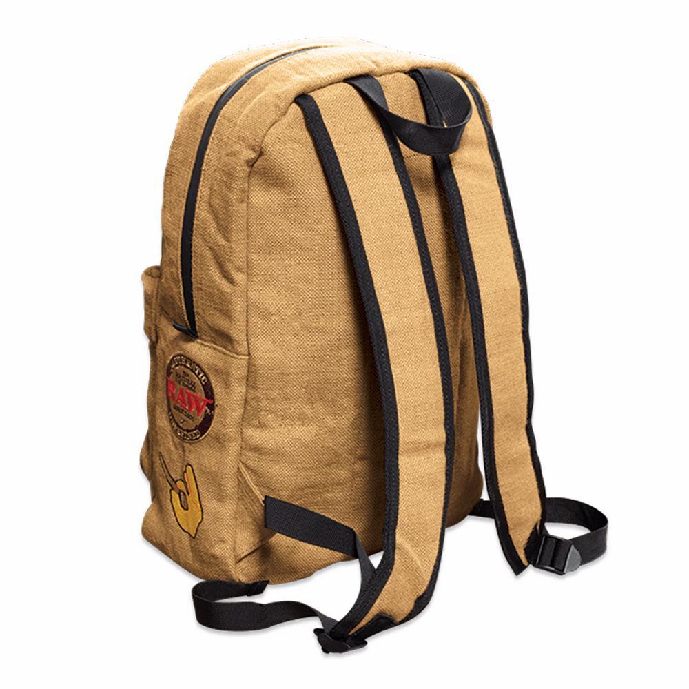 Raw Burlap Smell Proof Bag • Style 1 Rolling Ace