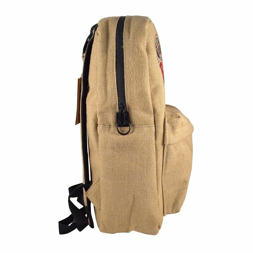 Raw Burlap Smell Proof Bag • Style 2 Rolling Ace