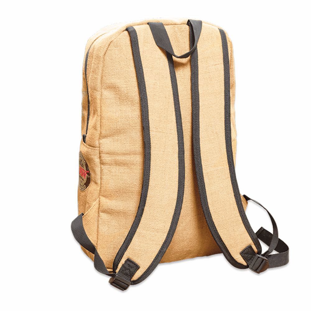 Raw Burlap Smell Proof Bag • Style 2 Rolling Ace