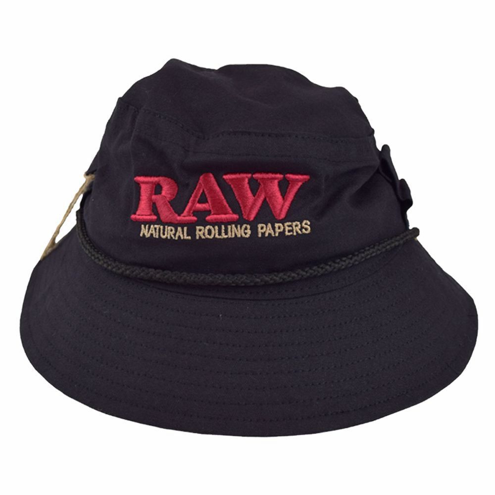 Raw Smokerman's Hat • Black & Camo Rolling Ace