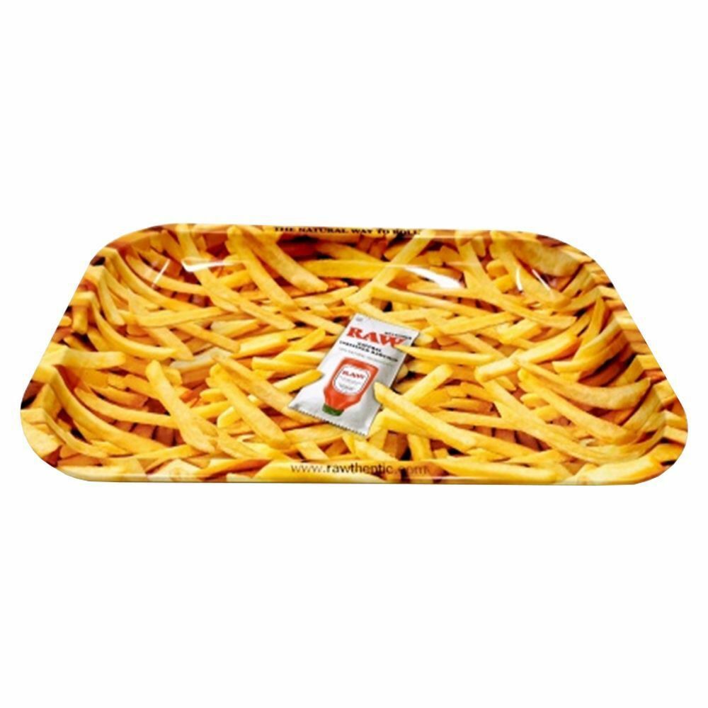 Raw French Fries Rolling Tray • Small Rolling Ace
