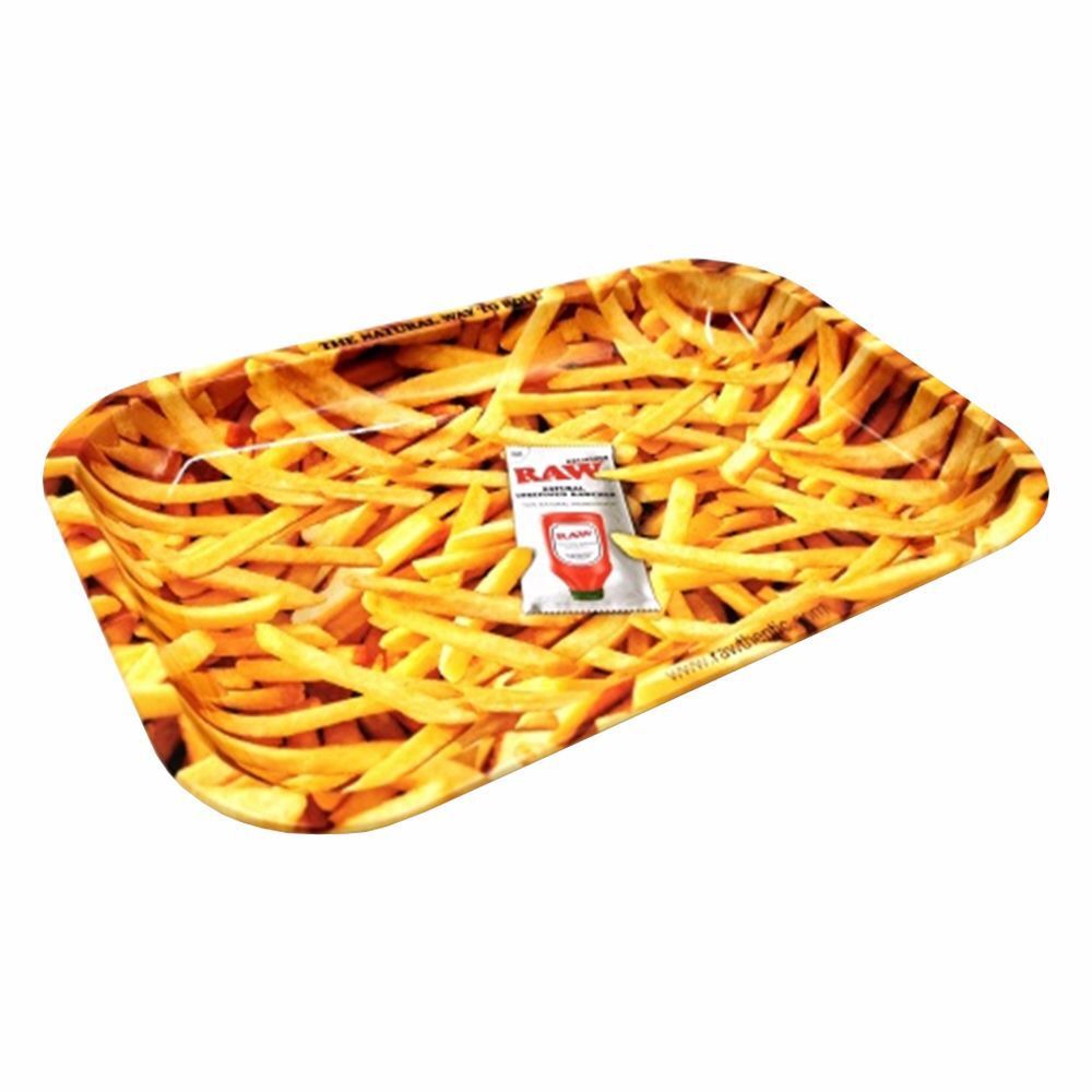 Raw French Fries Rolling Tray • Small Rolling Ace