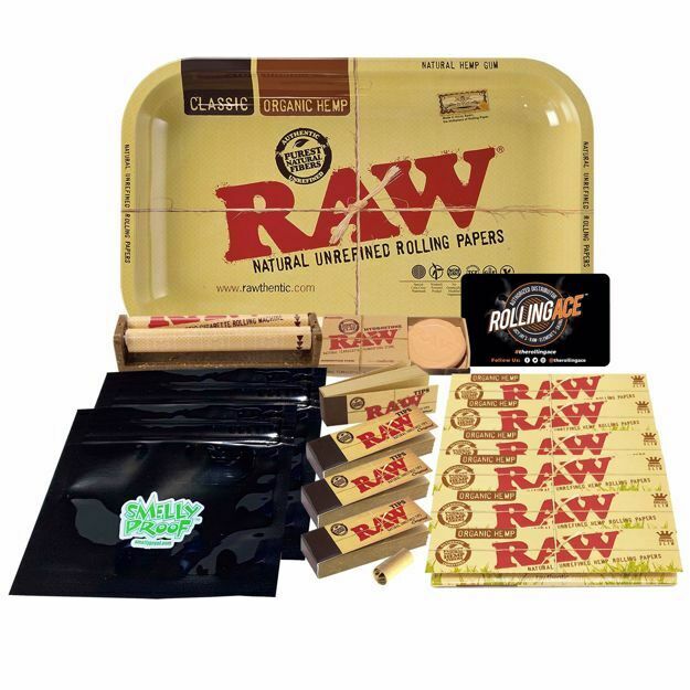 Raw King Size Organic Bundle with Tray