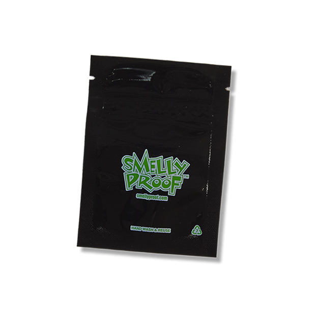 SMELLY PROOF XX-SMALL BLACK STORAGE BAGS