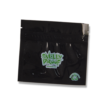 SMELLY PROOF X-SMALL BLACK STORAGE BAGS