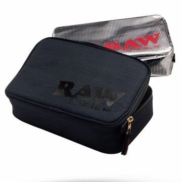 RAW SMELL PROOF SMOKERS POUCH V.2 MEDIUM